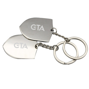 Custom Logo Shield Shape Bottle Opener Keychain