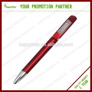 Customized Exhibition Plastic Ball Pen MOQ 100pcs High Quality Pledge