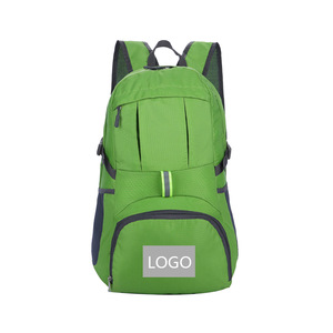 Promotion Custom Logo Printed Outdoor Travel Waterproof Foldable Backpack