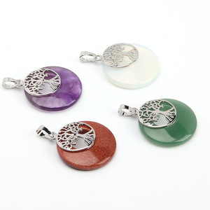 Wholesale Nature Pendant Crystal Necklace