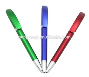 Customized Exhibition Plastic Ball Pen MOQ 100pcs High Quality Pledge