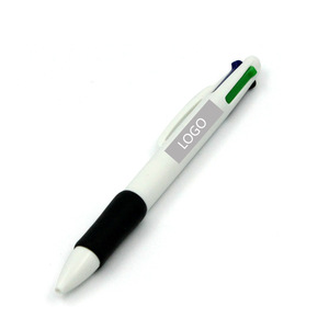 Hot Selling Plastic 4 in 1 Ballpoint Pen , MOQ 1000 PCS 0204009 One Year Quality Warranty