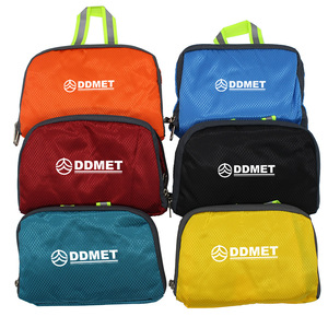 Logo Printed Outdoor Travel Waterproof Promotion Foldable Backpack For Promotion