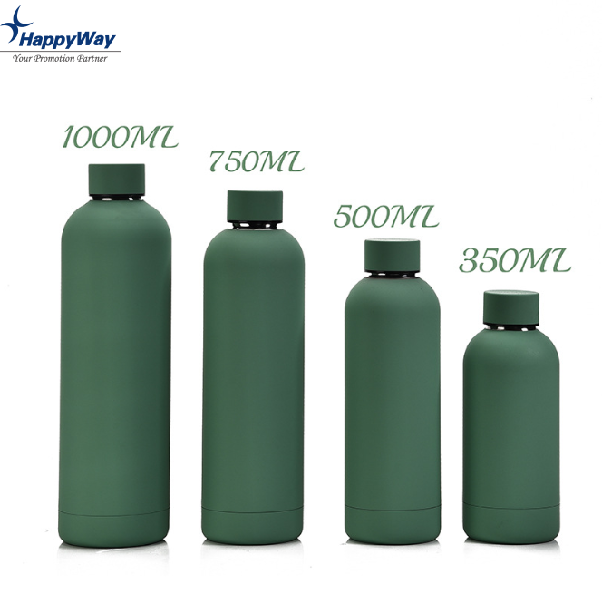 Colorful Painting Matte Finished New Stainless Steel  Copas Botella De Agua Acero Inoxidable Double Walled Drinking Sport Water Bottle