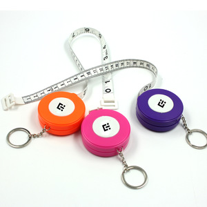 Promotional Plastic Key Chain with Digital Body Tape Measure