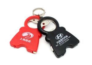 Flashlight Key Chain With Bottle Opener