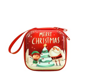 Lovely Christmas Gift Cute Storage Box Tin Purse