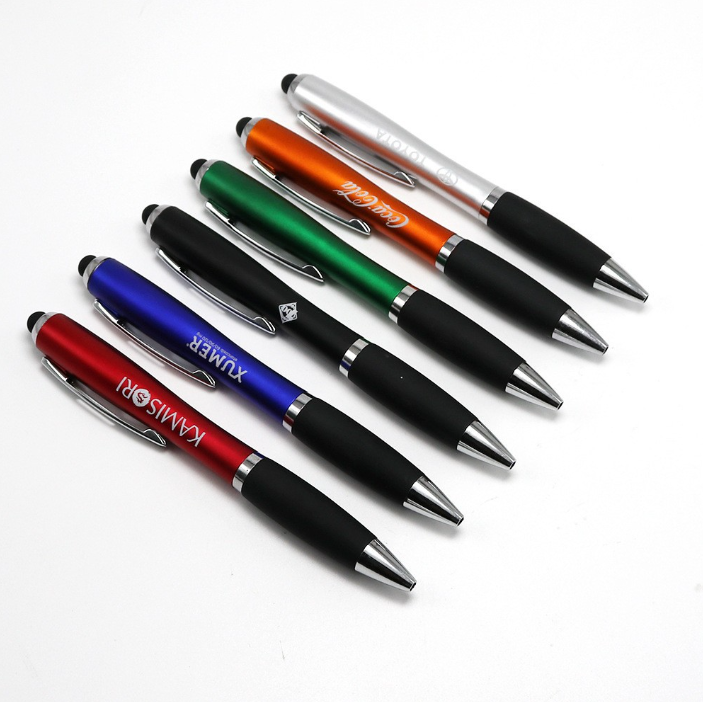 Novelty Custom Logo Multi Color LED Ball Pen