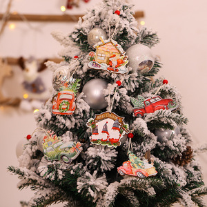 Novelty Christmas Tree Decoration Card