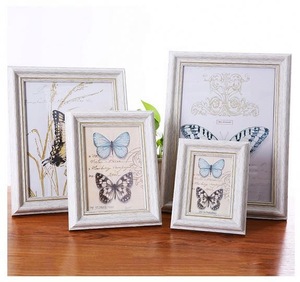 Wholesale mdf funia wood photo frame,baby picture mini glass wall photo frame