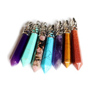 Charm Crystal Hexagonal Prism Pendants