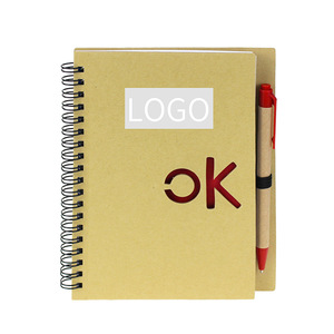 Custom Hollow Logo Notepad With Pen