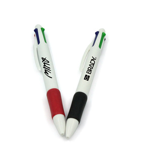 Hot Selling Plastic 4 in 1 Ballpoint Pen , MOQ 1000 PCS 0204009 One Year Quality Warranty