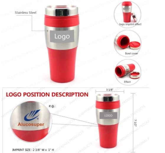 Novelty Customised Promotional Stainless Steel Auto Mug