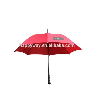 Advertising Pongee Golf Umbrella, MOQ 500 PCS 0606013 One Year Quality Warranty