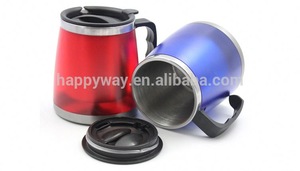 Creative Travel Mug Office Tea Coffee Water Bottle Stainless Steel Thermos Cup , MOQ100PCS 0301035