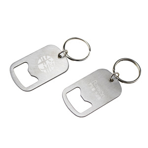 OEM Engraved Stainless Steel Bottle Opener Keychain