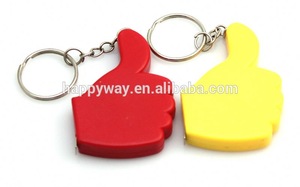 Portable Funny Plastic Thumb Tape Measure, 0402040 MOQ 100PCS One Year Quality Warranty