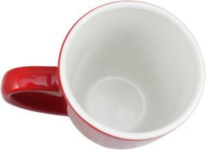 Wholesale Custom Logo Red Color Ceramic Coffee Cup
