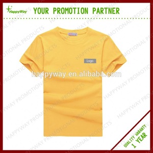 180 gsm 100% Cotton Blank T Shirts For Logo