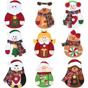 Christmas Decoration Tableware Cover Ornaments