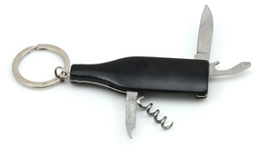 Promotional Pocket Knife Keychain With Opener