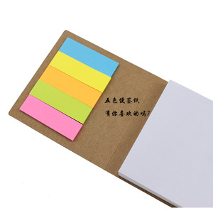 Wholesale Custom Print Kraft Paper Sticky Notepd