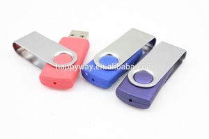 Custom 4 GB Rotate USB Flash Drive, MOQ 100 PCS 0501001 One Year Quality Warranty
