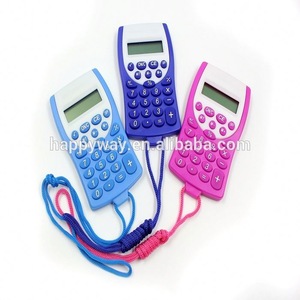 Custom Mini Portable Lanyard Calculator 0702043 MOQ 500PCS One Year Quality Warranty