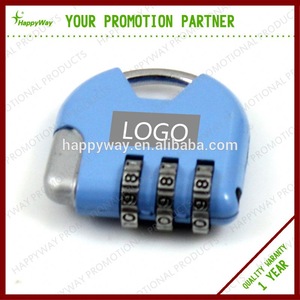 Handbag 3 Digit Combination Lock, MOQ 1000 PCS 0907007 One Year Quality Warranty