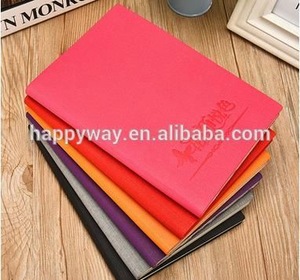 High quality advertising craft notebook,classmate soft cover a6 size notebook