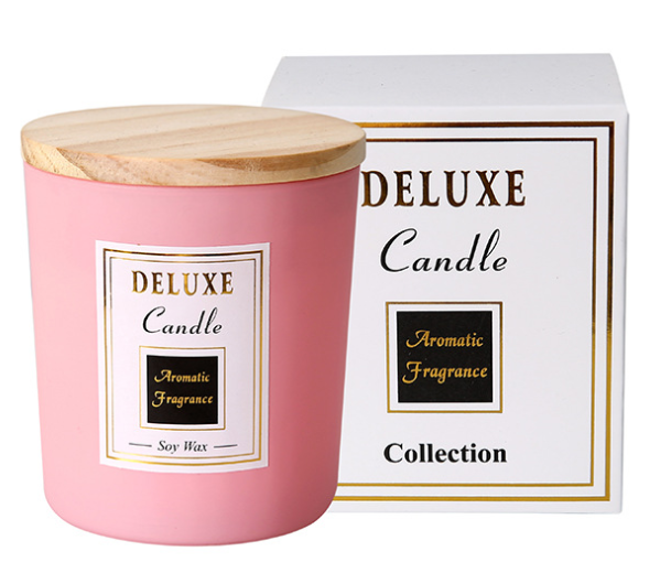 Luxury Botanical Candle Dry Flower Scented Candle Flower Soy Wax Candle With Gift Box