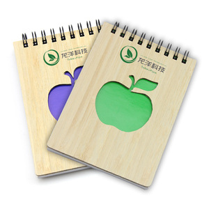 Bamboo Logo Printing Notebook 0703027 MOQ 1000PCS One Year Quality Warranty