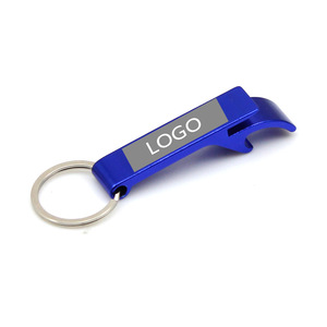 Custom Aluminum Bottle Opener Key Chain, MOQ 100 PCS 0402030 One Year Quality Warranty