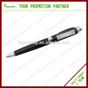 Promotion Classical Business Black Metal Roller Pen , MOQ 100 PCS 0207110 One Year Quality Warranty