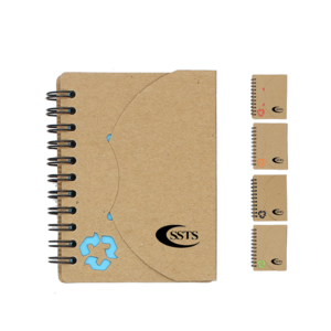 Recycled Notepads Custom Logo Printed, MOQ 1000 PCS 0703042 One Year Quality Warranty