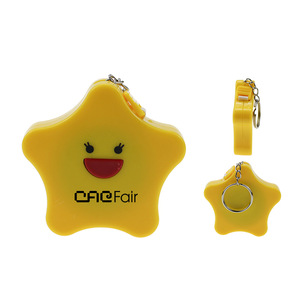 Promotional Plastic Key Chain with Tape Measure