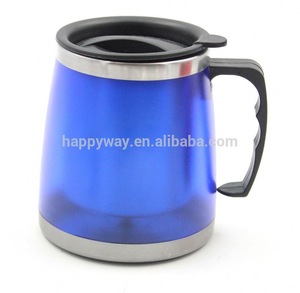 double wall thermo colorful stainless steel office cup MOQ100PCS 0301035