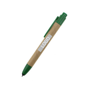 New Arrival Eco-friendly Recycled Paper Stylus Touch Ballpoint Pen