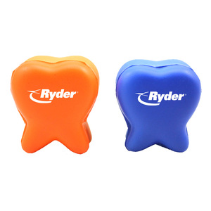 Tooth Shaped Anti Stress Ball with Customized Logo