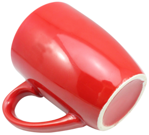 Wholesale Custom Logo Red Color Ceramic Coffee Cup