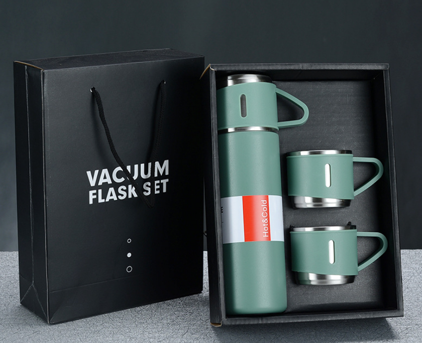 Promotional Business Gift Bottle Mug Cup Set Vacuum Flask Set