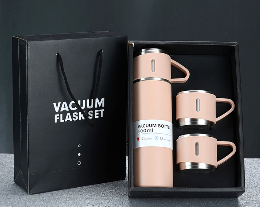 Promotional Business Gift Bottle Mug Cup Set Vacuum Flask Set