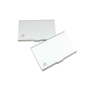 Promotional Aluminum Business ID Card Holder, MOQ 100 PCS 0706027 One Year Quality Warranty