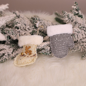 Wholesale Knitting Wool Christmas Decoration Hat Ornaments