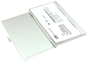 Aluminium bulk business card holder