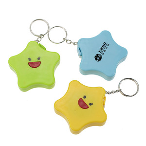 Promotional Plastic Key Chain with Tape Measure