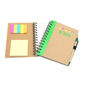 Customized Cheap Spiral Notebook With Sticky Notes 0703030 MOQ 1000PCS One Year Quality Warranty