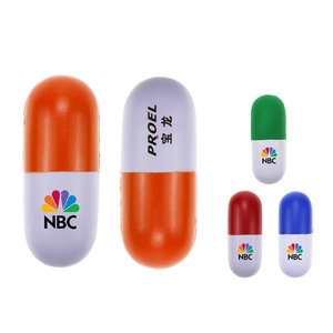 Medical Gifts Custom Logo Pill Shape Stress Ball