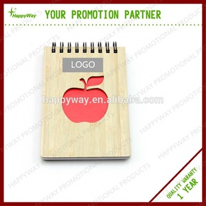 Custom Promotional Environmental Carved Apple Shaped Note Book Pad